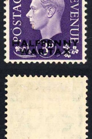 KGVI 1940 Thomas Todd (publisher of Stamp Magazine) 3d Violet WAR TAX ESSAY
