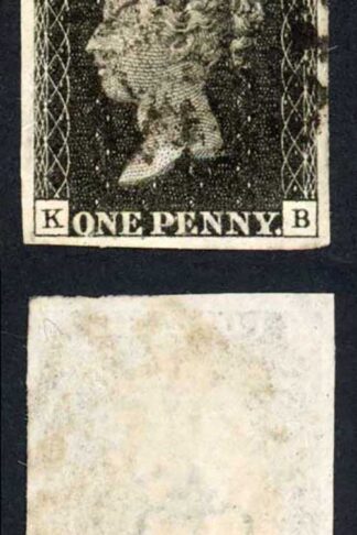 Penny Black (KB) Plate 8 Fine Four Big Margins