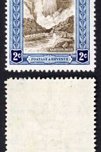 British Guiana SG217 2c Brown and Indigo M/M Cat 38 pounds