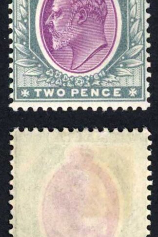 Malta SG40 KEVII 2d Purple and Grey Wmk CA M/M Cat 32 pounds