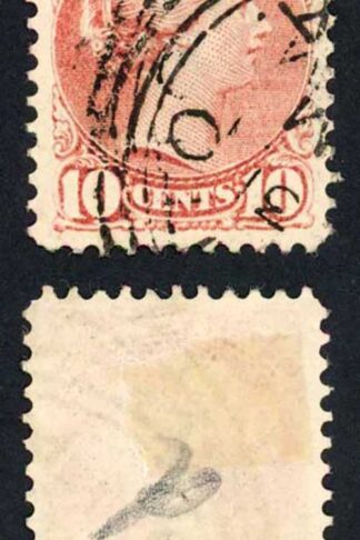 Canada SG111 10c Brownish Red Cat 42 pounds