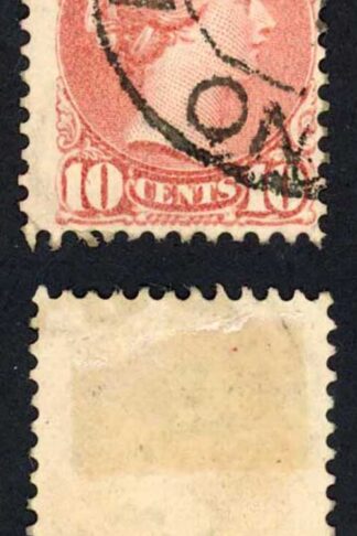 Canada SG111 10c Brownish Red Cat 42 pounds