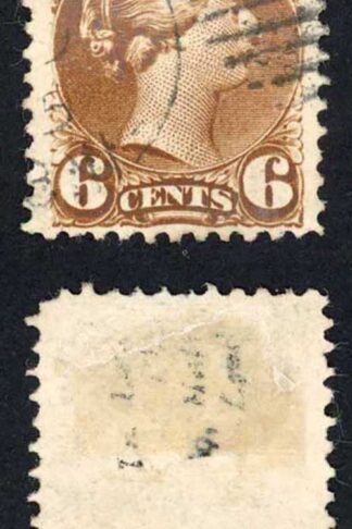 Canada Small Queen 6d fine used