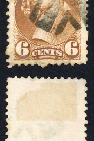 Canada Small Queen 6d fine used