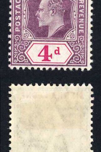 Sierra Leone SG92 4d Dull Purple and Rosie Wmk MCA Fresh Colour M/M Cat 16 poun
