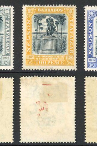 Barbados SG158/62 Set wmk MCA Fresh Colour M/M Cat 50 pounds