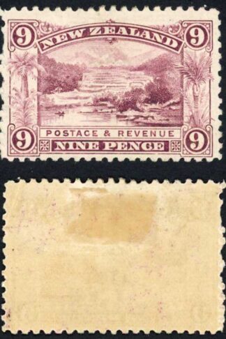 New Zealand SG267 9d No Wmk Perf 11 Fresh Colour M/M Cat 100 pounds