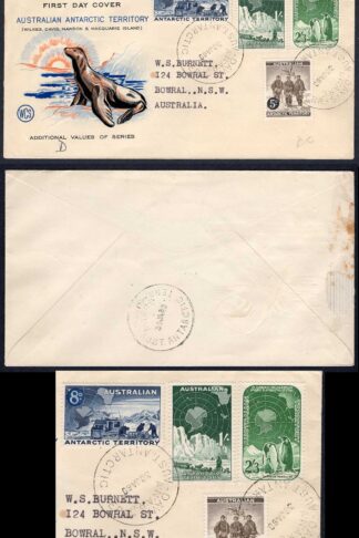 AAT SG2/5 Set on an illustrated cover NOT a FDC