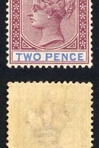 Gibraltar SG41 2d Brown Purple and Ultra Fresh Colour M/M Cat 29 pounds
