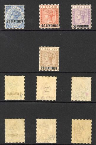 Gibraltar SG15/21 Set of 7 Fresh Colour M/M Cat 20 pounds