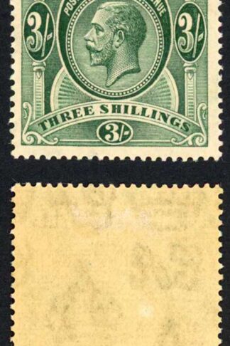 Falkland Is SG80 3/- Slate-green Wmk Script M/M Top Value Cat 100 pounds