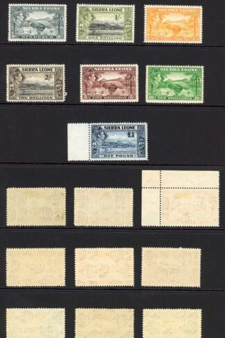Sierra Leone SG188/200 Fresh Colour M/M Cat 150 pounds