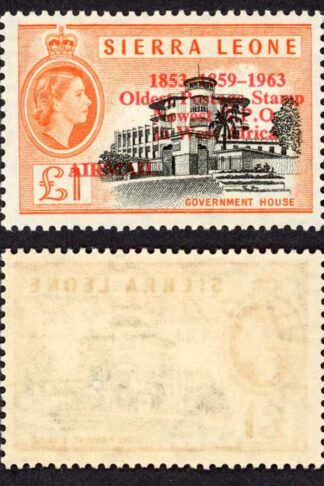 Sierra Leone SG284 One Pound Key Value Fresh Colour U/M Cat 50 pounds