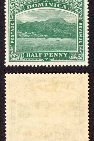 Dominica SG37x 1/2d Wmk MCA Sideways Inverted Fresh Colour M/M Cat 200 pounds