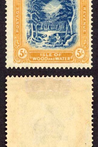 Jamaica SG105 5/- Wmk Script Fresh Colour M/M Cat 32 pounds