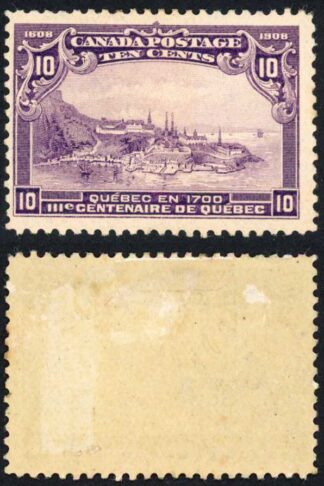 Canada SG193 10c Quebec Fresh Colour M/M Cat 110 pounds