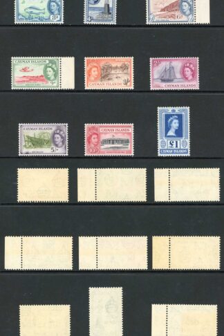 Cayman Is SG148/61a 1953 Set of 15 Fresh Colour U/M Cat 130 pounds