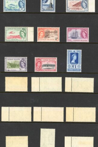 Cayman Is SG148/61a 1953 Set of 15 Fresh Colour U/M Cat 130 pounds