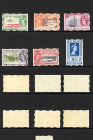 Cayman Is SG148/61a 1953 Set of 15 Fresh Colour U/M Cat 130 pounds