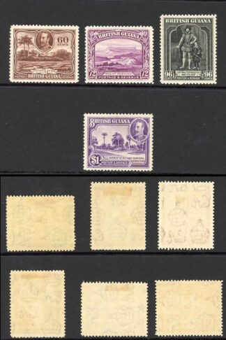 British Guiana SG288/300 Set of 13 Fresh Colour M/M Cat 150 pounds