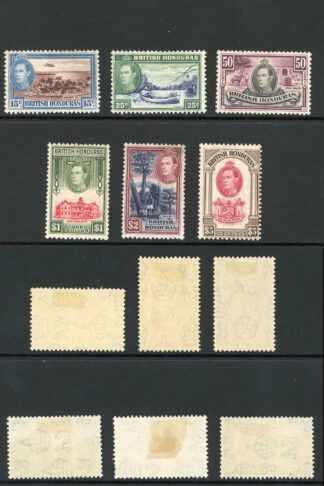 British Honduras SG150/61 Set of 12 Fresh Colour M/M Cat 225 pounds