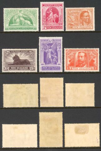 New Zealand SG453/8 Set of 6 Fresh Colour M/M Cat 70 pounds