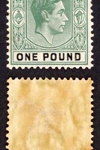 Bahamas SG157 One Pound Deep Grey-green and Black M/M Cat 250 pounds