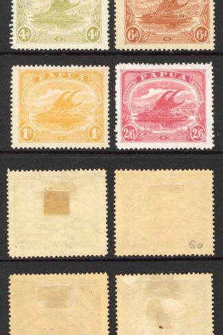 Papua SG84/91 Set of 8 Fresh Colour M/M (some hinge remainders) Cat 75 pounds