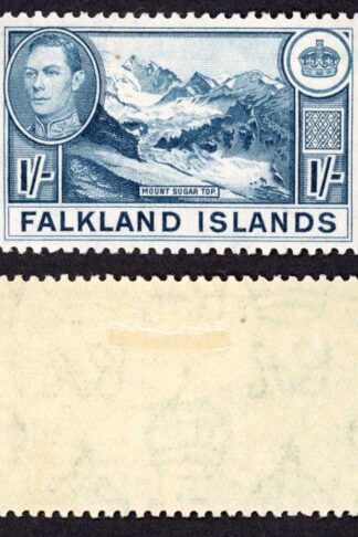 Falkland Is SG158b KGVI 1/- Fresh Colour M/M Cat 38 pounds