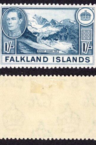 Falkland Is SG158b KGVI 1/- Fresh Colour M/M Cat 38 pounds