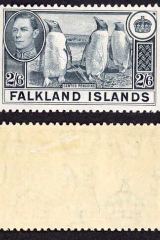 Falkland Is SG160 KGVI 2/6 Fresh Colour M/M Cat 65 pounds