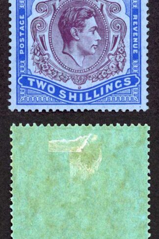 Bermuda SG116 2/- Chalky paper Fresh Colour M/M Cat 100 pounds