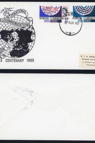 SG683-4 1965 I.T.U FDC