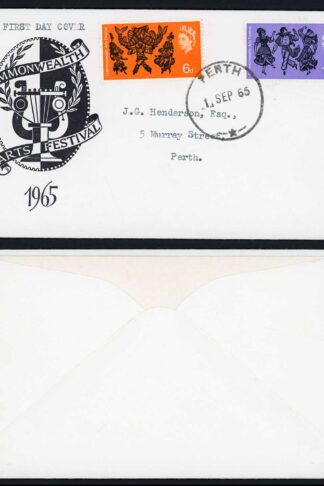 SG669-70 1965 C/W Arts FDC