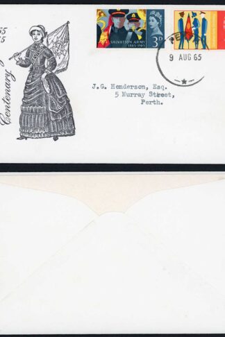 SG665-6 1965 Salvation Army FDC