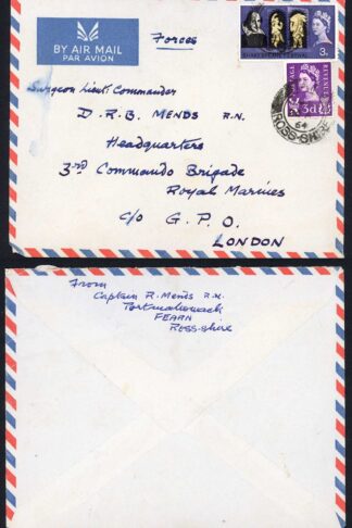 1964 Uprated Forces Air Letter to 3rd Commando Brigade
