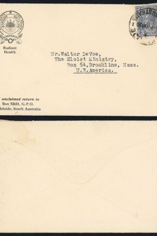 Australia New England Airmail Brisbane to Townsville via Rockhampton and Mackay