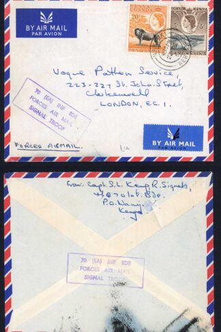 KUT Forces Air Mail Signal Troop cover