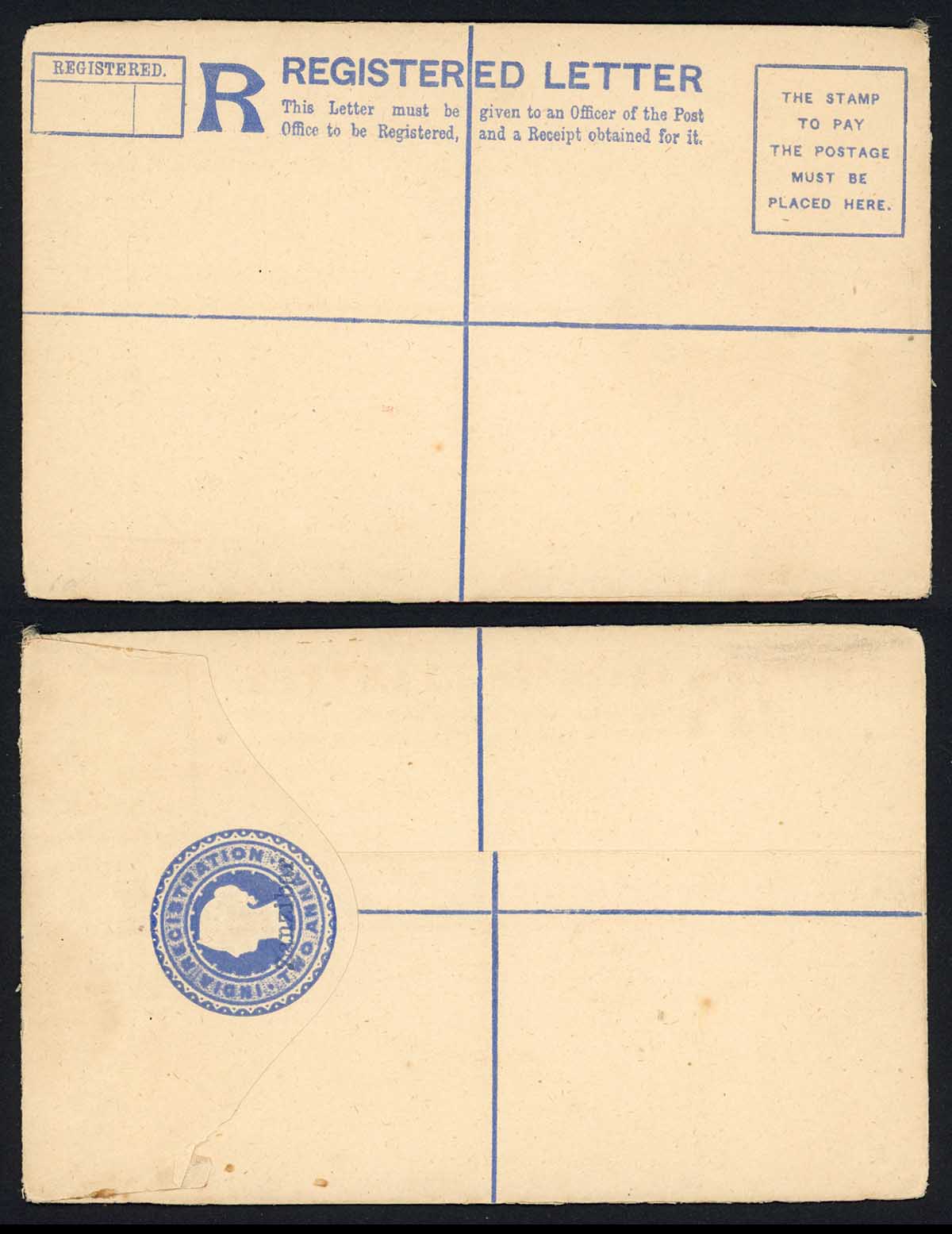 Zanzibar QV 2a Registered Envelope
