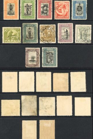 Papua SG130/41 Set to 2/- Fine used Cat 124.35 pounds