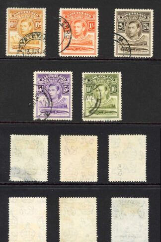 Basutoland SG18/28 Set of 11 Fine used Cat 55 pounds