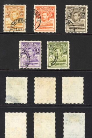 Basutoland SG18/28 Set of 11 Fine used Cat 55 pounds