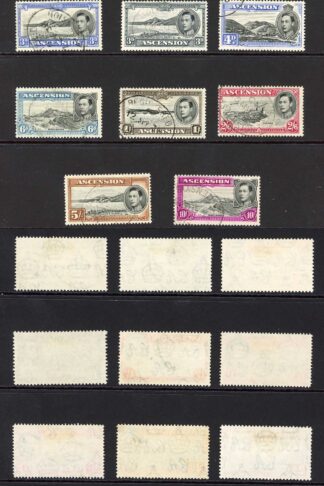 Ascension SG38/47 KGVI Set of 16 Fine used Cat 130 pounds