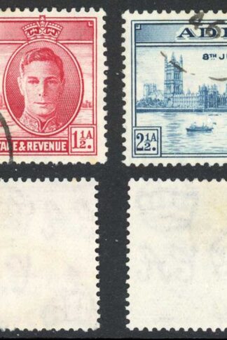 Aden SG28/9 1946 Victory Fine used Cat 2.75 pounds