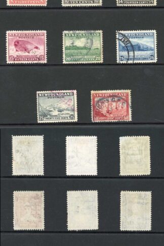 Newfoundland SG279/89 1941 Set of 14 Perf 12.5 Fine used Cat 110 pounds