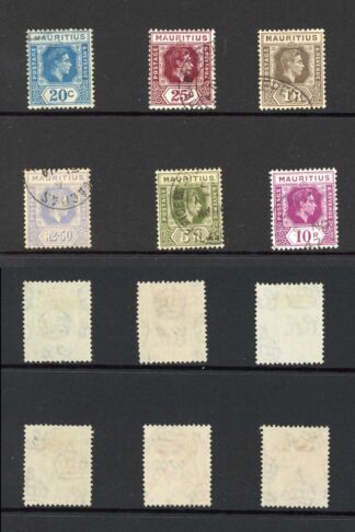 Montserrat SG262/63a Set of 12 Fine used Cat 120 pounds