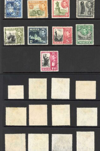 Malta SG217/31 Set of 21 Fine used Cat 50 pounds