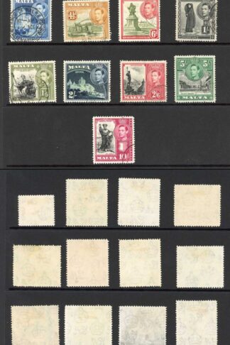 Malta SG217/31 Set of 21 Fine used Cat 50 pounds