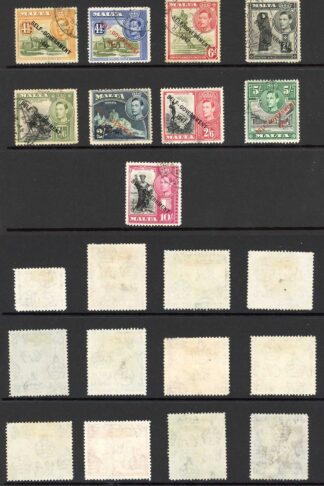 Malta SG234/48 Self Government Set Fine used Cat 40 pounds