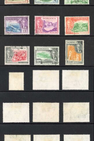 Dominica SG120/34 Set Fine used Cat 100 pounds